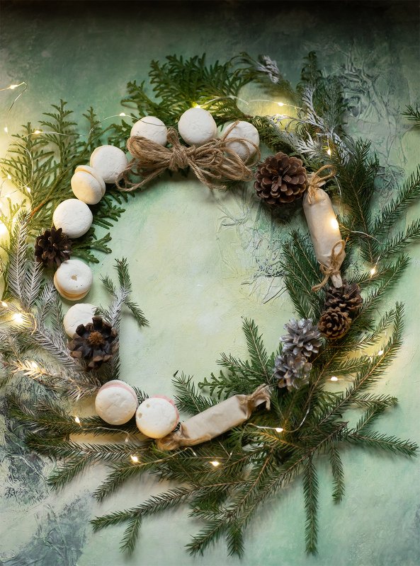 Новогодний венокphoto preview