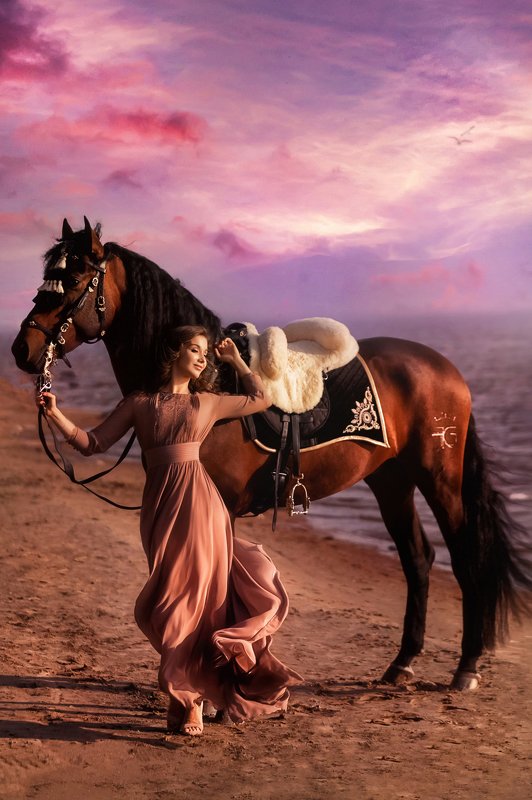 #mood  #конныйфотограф #фотосессияслошадьми #фотосессияслошадью #коннаяфотосессия #гнедаялошадь #девушкаслошадью #девушкасконем #конь #horse #гнедой_конь #фото_с_лошадью #фотосессияназаливе #лошадиназаливе #андалуз #испанскийконь #андалузская #андалузская Лиловое настроениеphoto preview