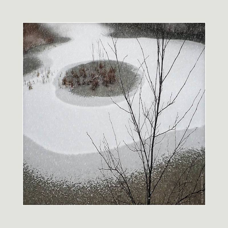 пейзаж снежный день. 2020photo preview