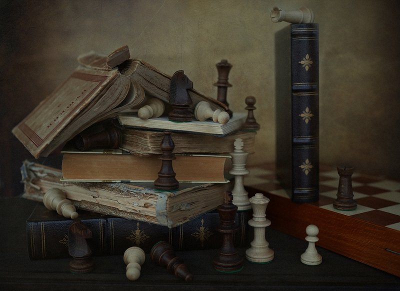 натюрмортсшахматами, шахматы, натюрморт, chess, stillife С шахматамиphoto preview