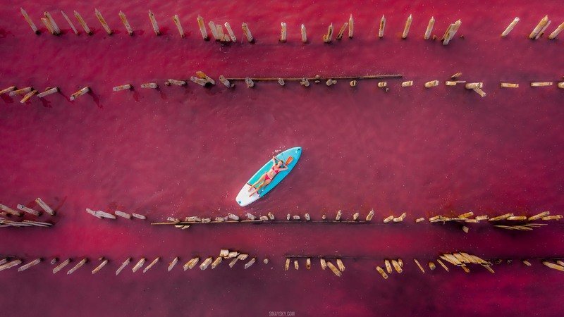 sup, paddleboard, suping, pinklake, розовое озеро, крым, сиваш chillphoto preview