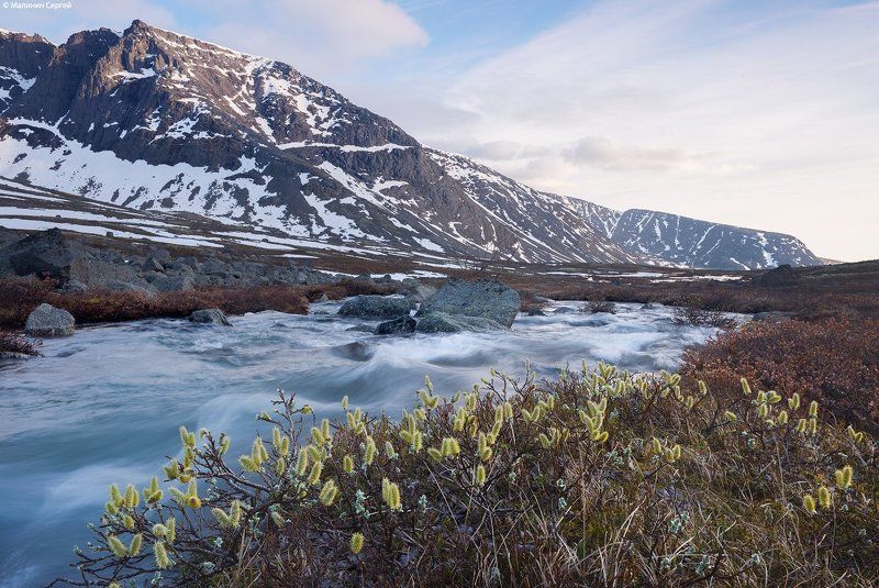Весенний вечер в долине реки Малая Белая.photo preview
