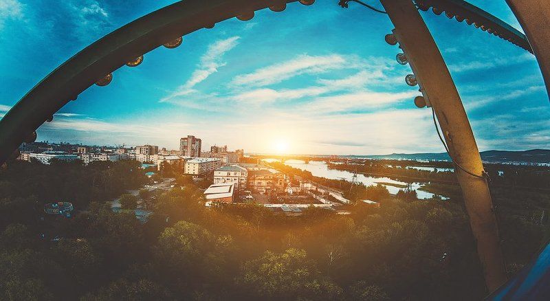 Закат, Красноярск На закатеphoto preview