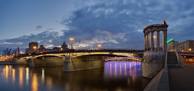 бородинский мост, москва ***photo preview
