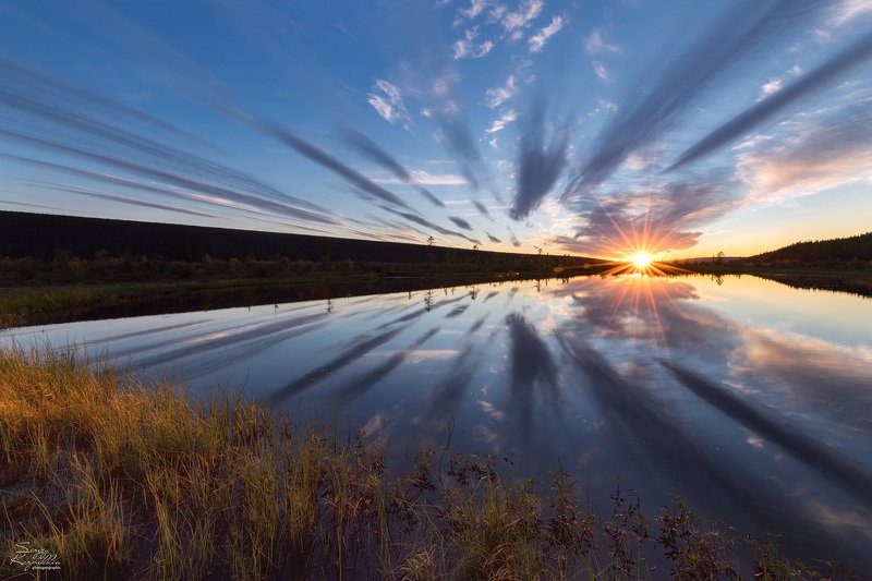 якутия, оленёк Три состояния на одном озереphoto preview