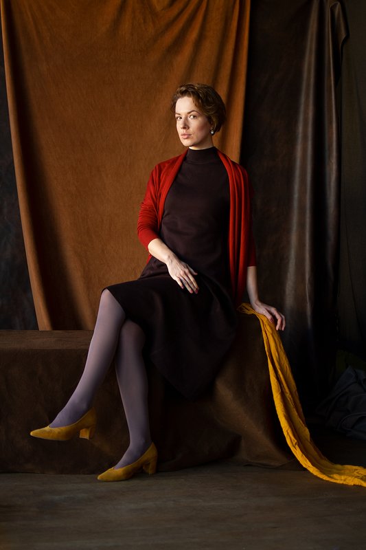 fine art portrait Портрет художницы фото превью