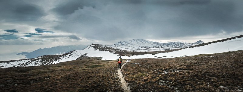 крым, чатырдаг, март, весна, снег, плато, панорама Пересекая верхнее плато Чатырдагаphoto preview
