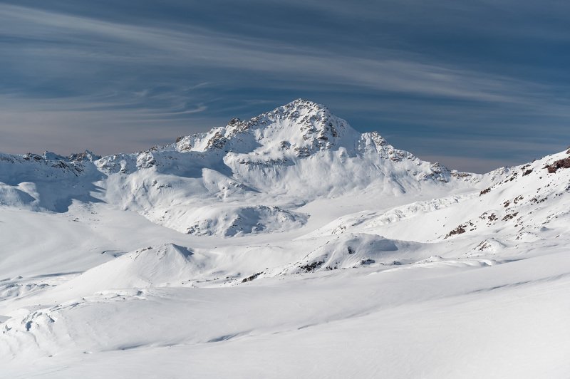 elbrus snow landscape caucasus winter desert Elbrus mountains district.photo preview