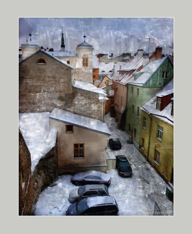 город снежный Таллиннphoto preview