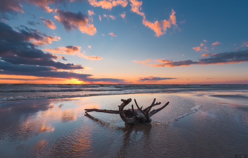 windy, evening, sea, sunset, reflection, water, seascape, blue, sky, clouds, light, panorama, landscape, wind, вечер, море, пейзаж, свет, облака, отражение, коряга, панорама, закат, ветер ветреный вечер ..photo preview