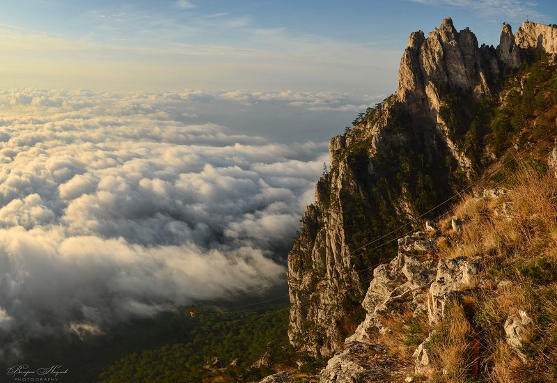 утро, рассвет, горы, облака, ай-петри, вершина, осень Ай-Петри утромphoto preview