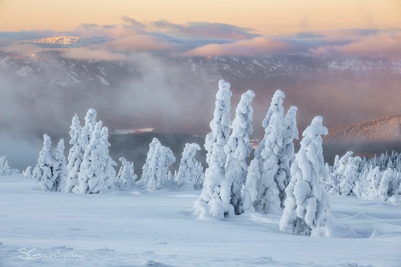 Урал, Южный Урал, Иремель, Башкирия, Республика Башкортостан, Башкортостан, зимний пейзаж, Большой Иремель Словно первобытный древний Южный Уралphoto preview