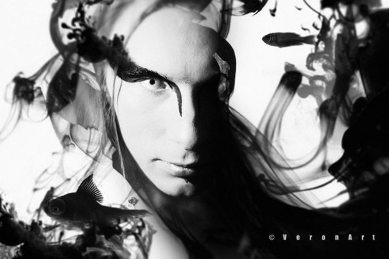 surrealism, рыбы, чб surrealismphoto preview