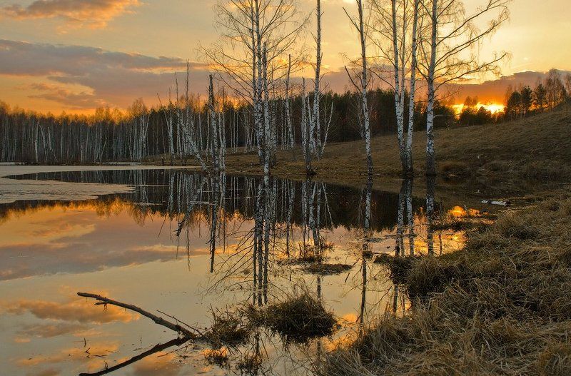 Апрельский вечер исчезающего льдаphoto preview