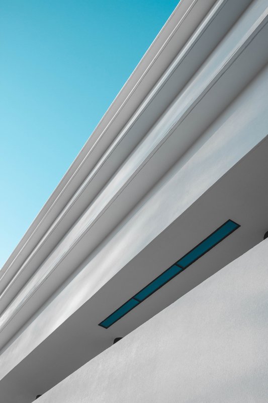 architecture, white, blue, line, modern, urban, abstract, Moscow, Russia Белокаменные линииphoto preview