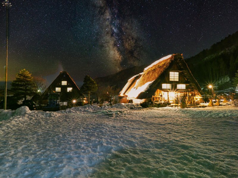 #Japan #Shirakawago Light-up on Winterphoto preview