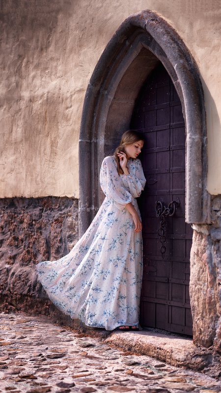 portrait, fragile, natural beauty, female portrait Fragile sadnessphoto preview