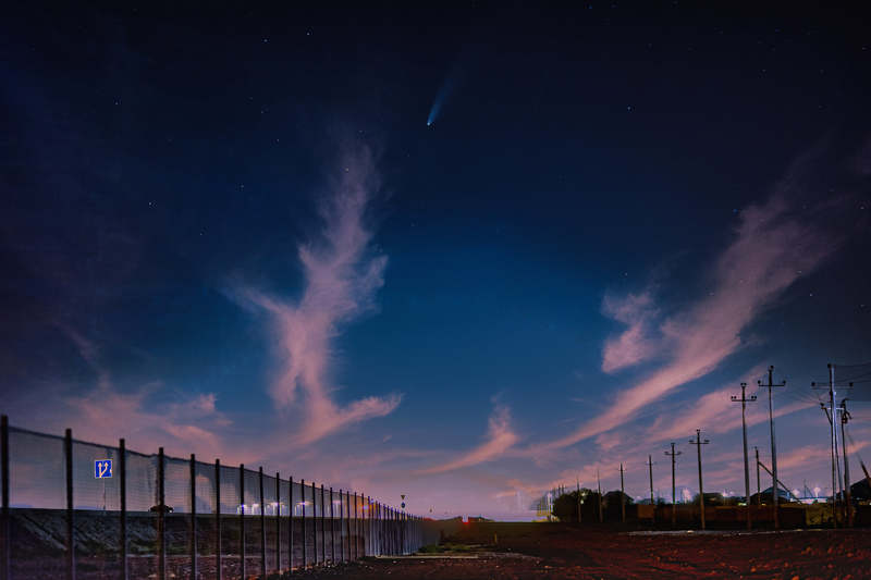 C/2020 F3 (NEOWISE) на небе Яшмыphoto preview