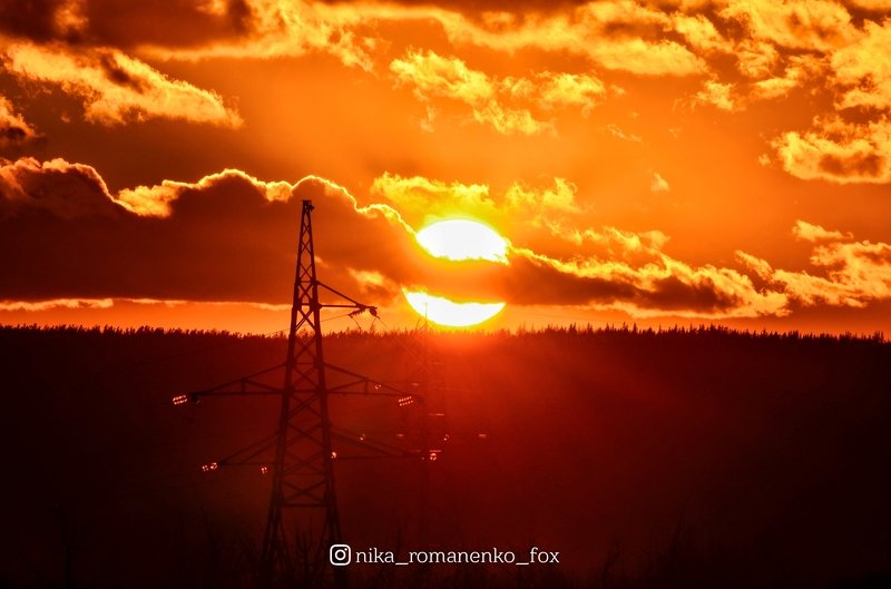 Закат фото превью