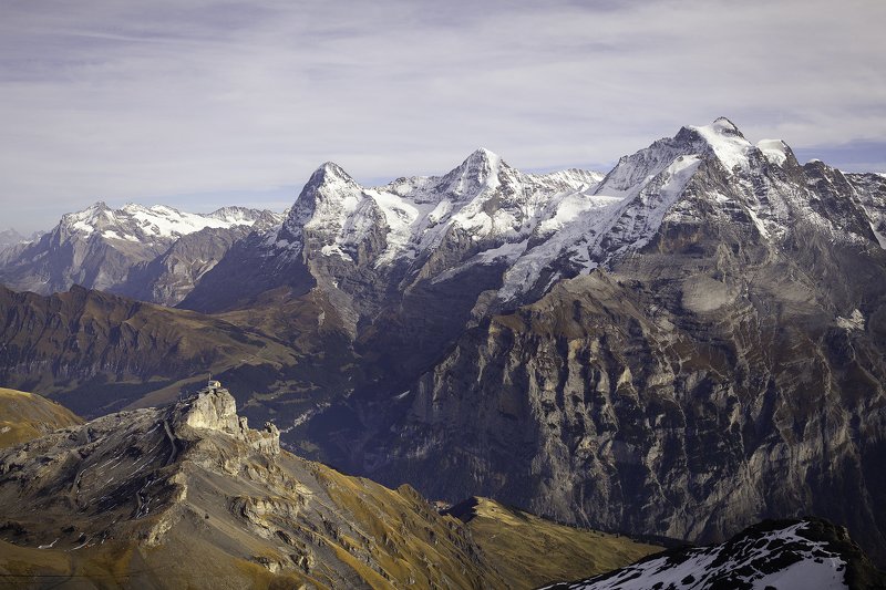 горы,снег,осень,противостояние,гигант,лиллипут,туризм,швейцария, *Противостяние*photo preview