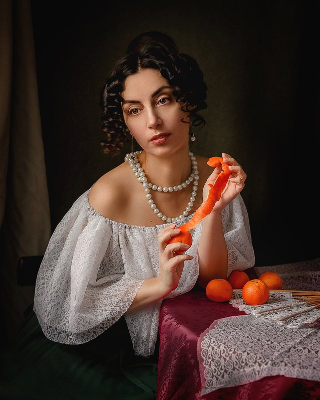 автопортрет, портрет, исторический образ, эклектика Мандариныphoto preview