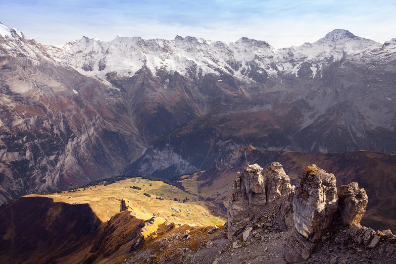 горы,снег, швейцария, туризм,солнце,воздух *Солнечная долина*photo preview