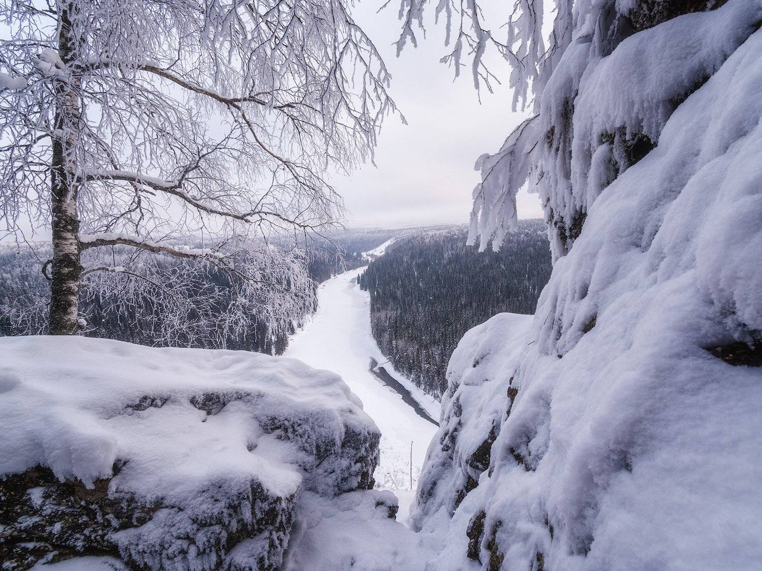 пермь, пермский край, пейзаж, зима, лес, река , усьва ,усьвинские столбы, Кирилл Кузнецов