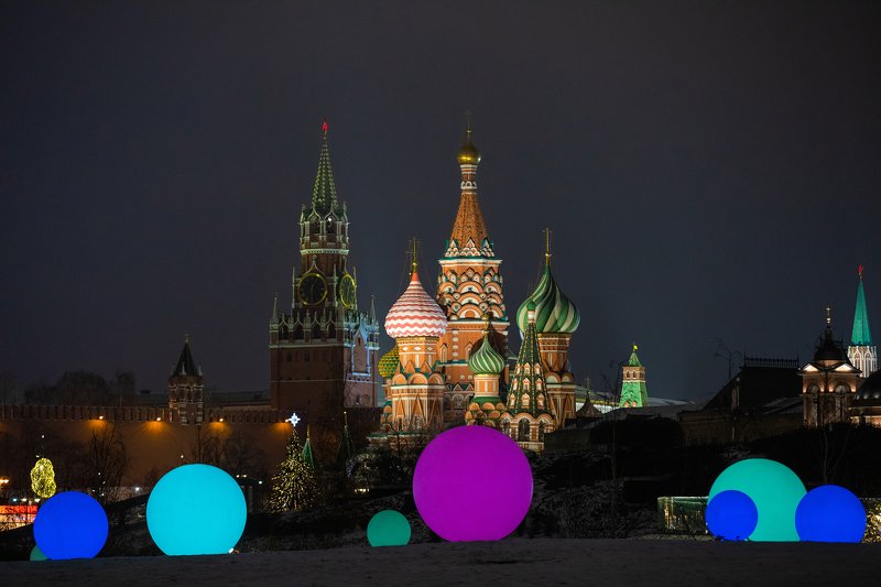 зарядье Москва новогодняя (парк Зарядье)photo preview