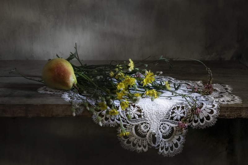 салфетка груша натюрморт photo preview