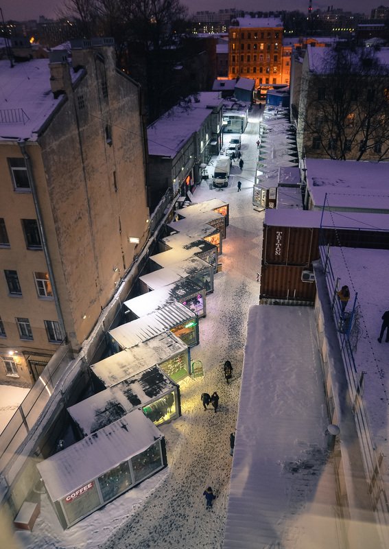 архитектура, город, улица, ночь, люди, питер Улица \