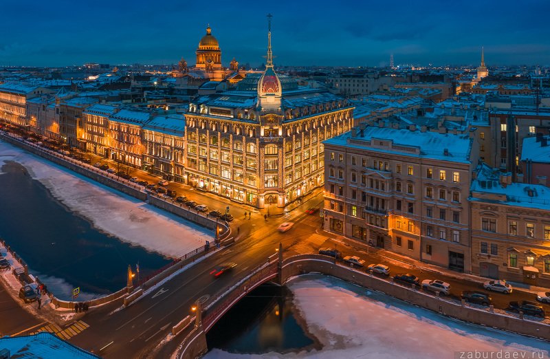 россия, петербург, зима Au pont rougephoto preview