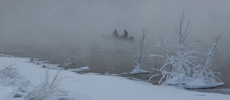 ангара зимняя рыбалка О суровости сибирских мужиков фото превью