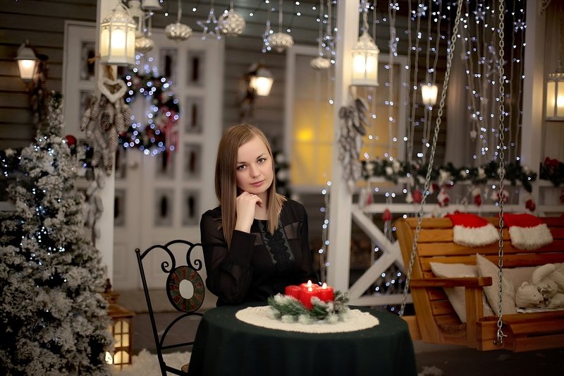 студия, помолейко, девушка, новогоднее, студия, фотостудия Новогоднее настроениеphoto preview