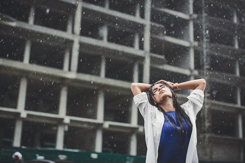 дождь, настроение, портрет photo preview