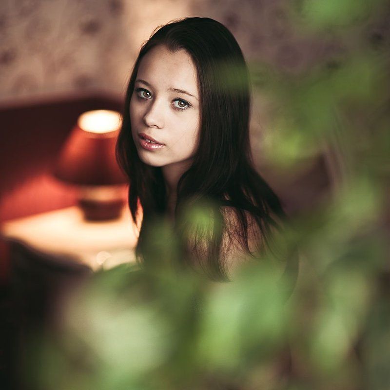 rourke photo, антон роук, большие глаза, брюнетка, девочка, подросток, постель, роук, утро Её сонphoto preview