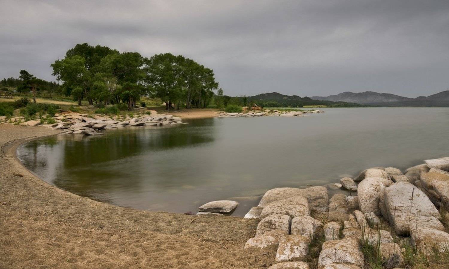 Озеро Сабындыколь. Автор: Андрей Журавлев Баянаул, Озеро, Андрей Журавлев