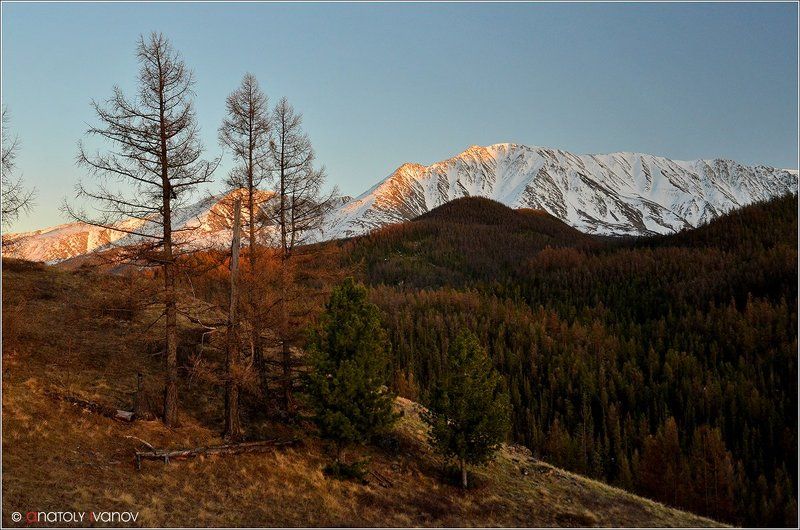 Вечер в горахphoto preview