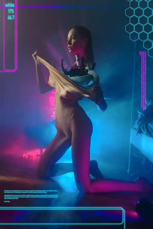 cyberpunk, nude, 2020, beautiful, girl, model, ню, девушка, модель Cyberpunkphoto preview