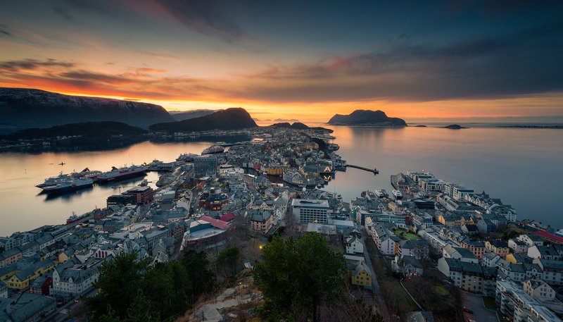 norway,landscape,light Alesundphoto preview