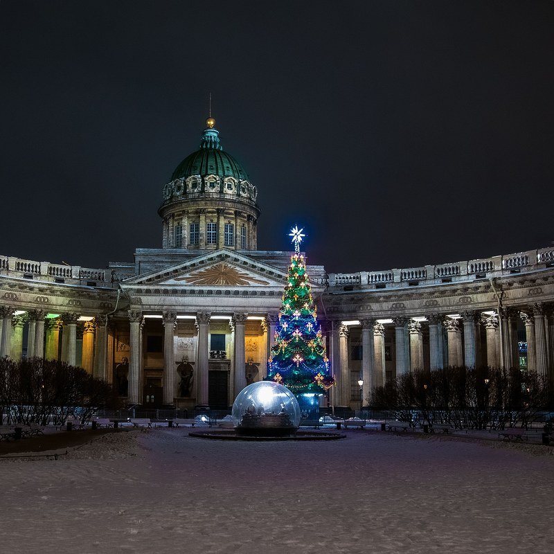 новыйгод, город, архитектура, собор, петербург, зима С Новым годомphoto preview