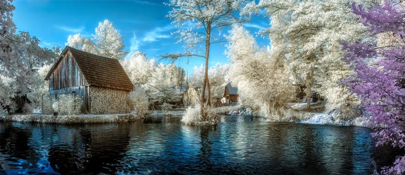 #infrared, #landscape, #rastoke In a fairy talephoto preview