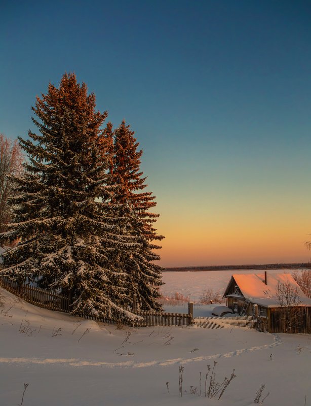 природа,коми,север,холод,мороз,закат,nature, komi, north, cold, frost, sunset, - 35 Вот и Новый 2021годphoto preview