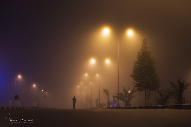 fog, city, city, night, cityscape Fogphoto preview