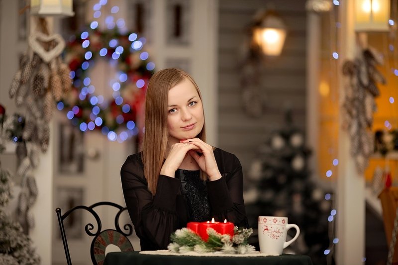 студия, помолейко, девушка, новогоднее, студия, фотостудия Новогоднее настроениеphoto preview