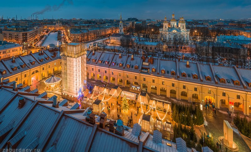 россия, петербург, зима, новый год Никольские рядыphoto preview