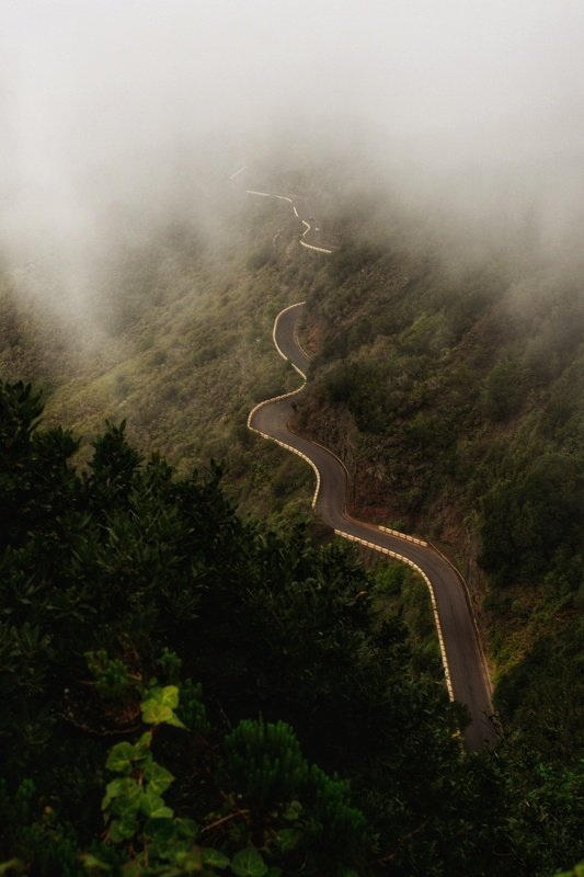 дорога, тенерифе, испания, облака Дорогаphoto preview