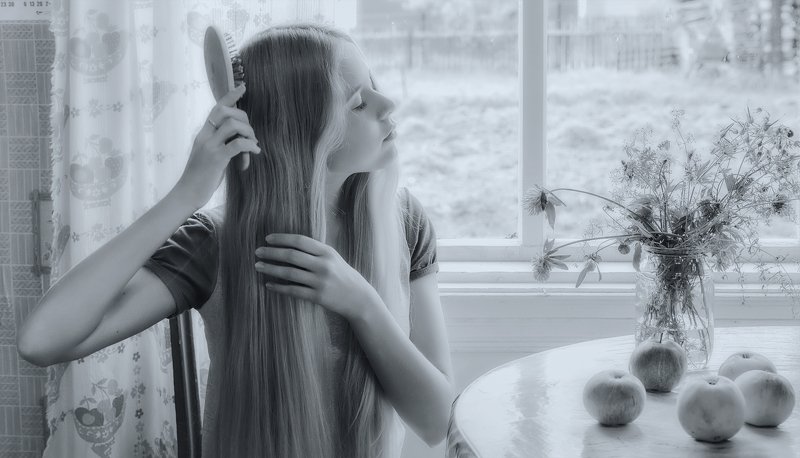 утро, портрет, девушка Утроphoto preview