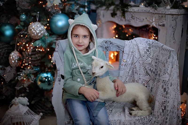 студия, помолейко, девушка, новогоднее, студия, фотостудия В студииphoto preview