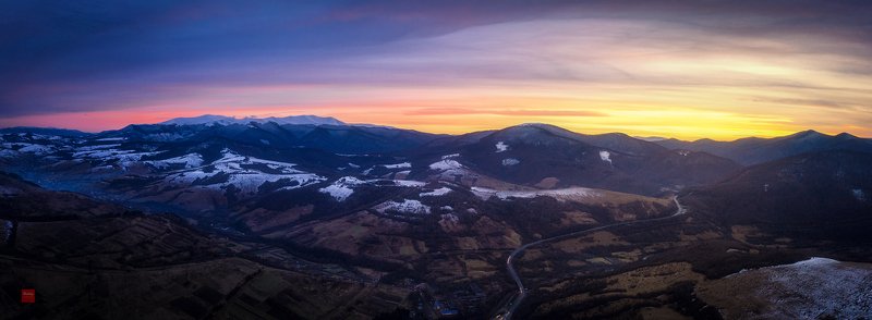 карпаты Панорама Восточных Бескидphoto preview