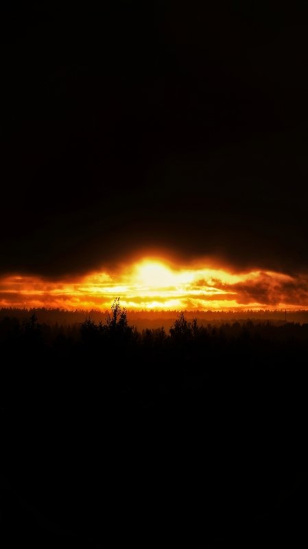 Закат sunset orange Burning sunsetphoto preview
